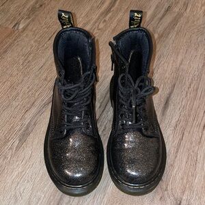 Dr. martens 1460 glitter kids boots - size 12US